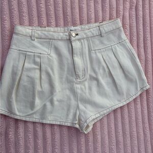 Day + Moon High-Waisted White Women Shorts